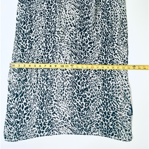 From Amsterdam Designer Claudia Strater Silk Scarf - Black, White & Pale Blue - Picture 5 of 14